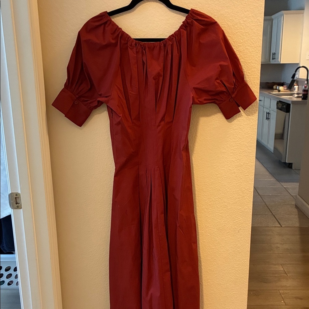 J. Crew Women's Terracotta Midi Dress - Picture 5 of 5